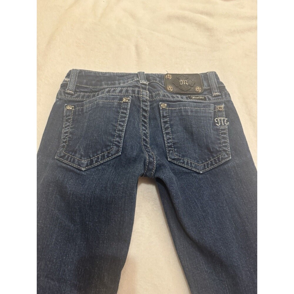 MISS ME Denim Women's JS5151SR SKINNY Low Rise Skinny Blue Jeans Size 26
